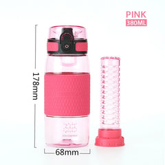 UZSPACE 350ml Infuser Water Bottle Plastic