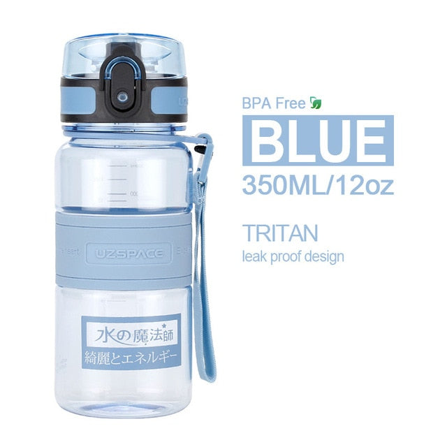 UZSPACE Sports Water Bottle Kids Tour Plastic kettle Portable LeakProof
