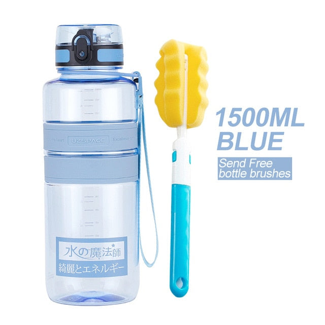 UZSPACE 1500ml Water Bottles Negative ion Care Portable Outdoor