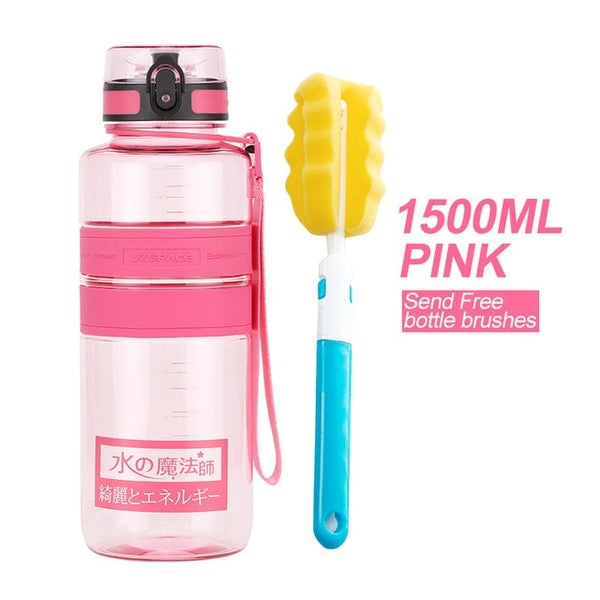 UZSPACE 1500ml Water Bottles Negative ion Care Portable Outdoor