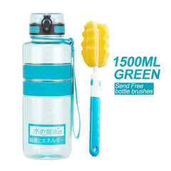 UZSPACE 1500ml Water Bottles Negative ion Care Portable Outdoor