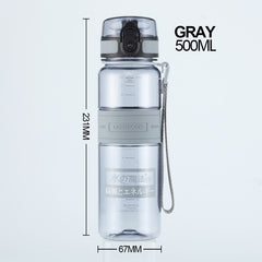 UZSPACE Water Bottle Popular Gray Men Outdoor Sport