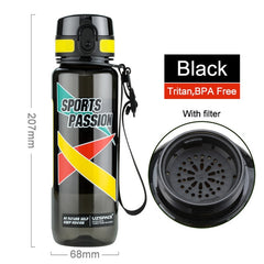 UZSPACE 500ml Sports Water bottle Portable Leakproof