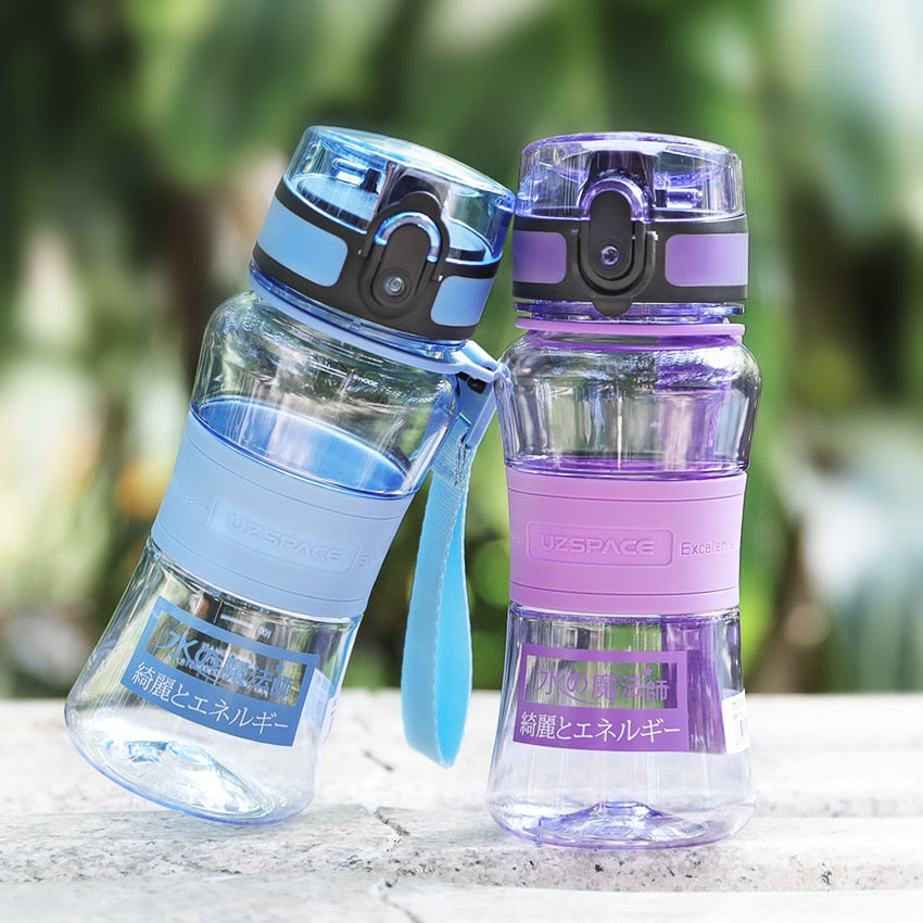 UZSPACE Sports Water Bottle 350ml Tritan Good Quality Child