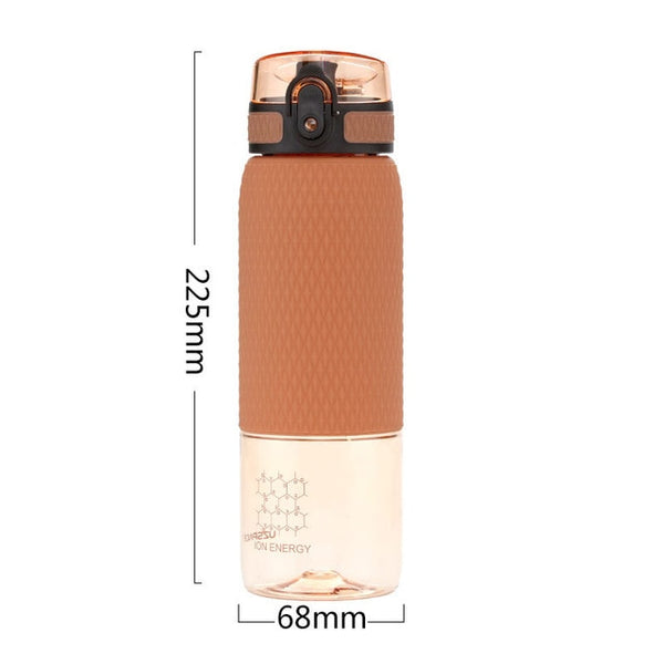 UZSPACE 350ml/500ml Fruit Tea Water Bottle Silicone