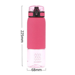UZSPACE 350ml/500ml Fruit Tea Water Bottle Silicone