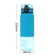 UZSPACE 350ml/500ml Fruit Tea Water Bottle Silicone