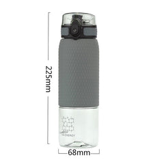 UZSPACE 350ml/500ml Fruit Tea Water Bottle Silicone