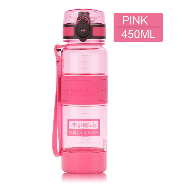 UZSPACE 500ml Sport Water Bottle Portable Leak Proof For Sports