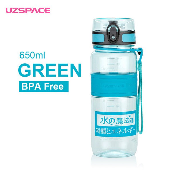 UZSPACE 650ml Outdoor Sport Water Bottles