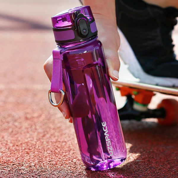 Sport Water Bottle 500/1000ml Portable Leakproof Outdoor