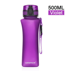 UZSPACE 500ml 3 Styles Sport Water Bottle