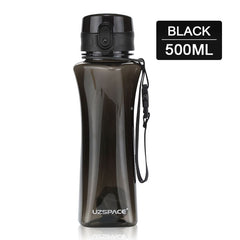 UZSPACE 500ml 3 Styles Sport Water Bottle
